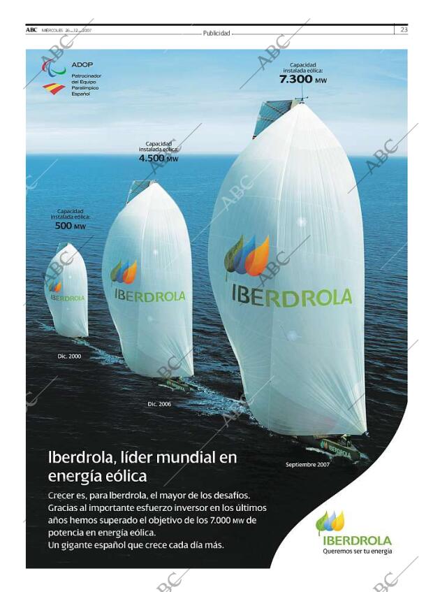 ABC MADRID 26-12-2007 página 23