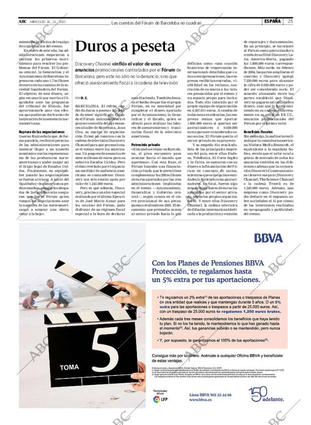 ABC MADRID 26-12-2007 página 25