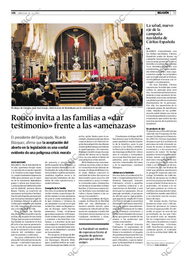 ABC MADRID 26-12-2007 página 33