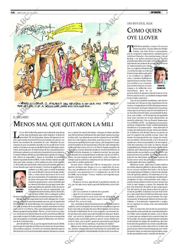 ABC MADRID 26-12-2007 página 5