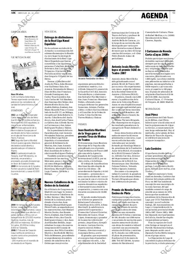 ABC MADRID 26-12-2007 página 61