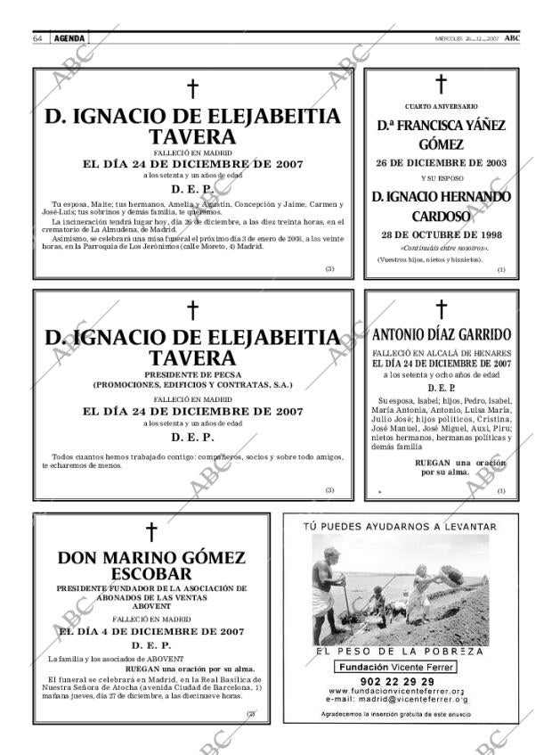 ABC MADRID 26-12-2007 página 64