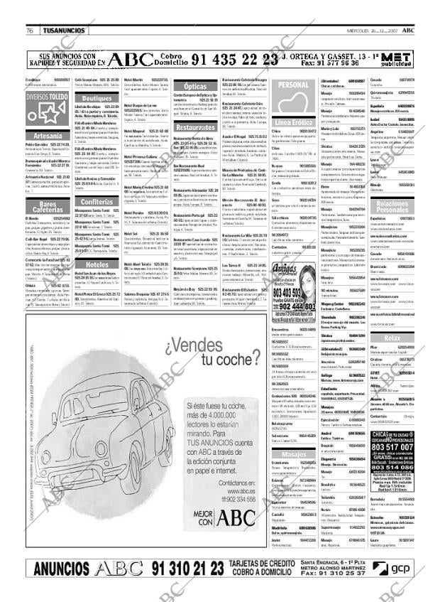 ABC MADRID 26-12-2007 página 76