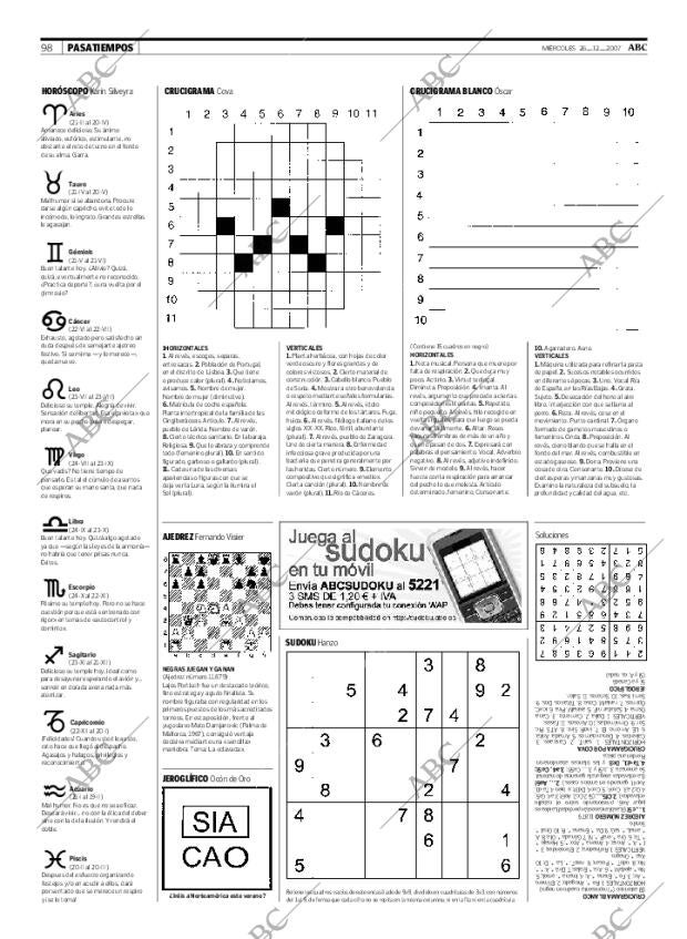ABC MADRID 26-12-2007 página 98