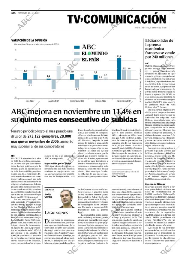 ABC MADRID 26-12-2007 página 99
