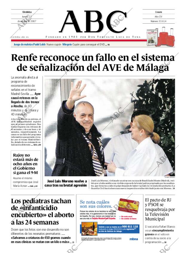 ABC CORDOBA 27-12-2007 página 1