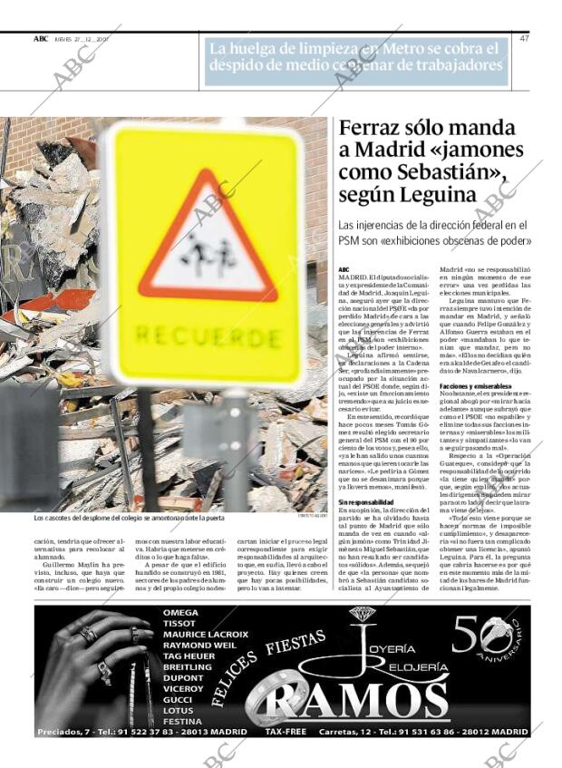 ABC MADRID 27-12-2007 página 47