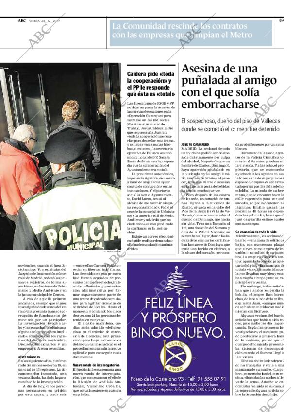 ABC MADRID 28-12-2007 página 49