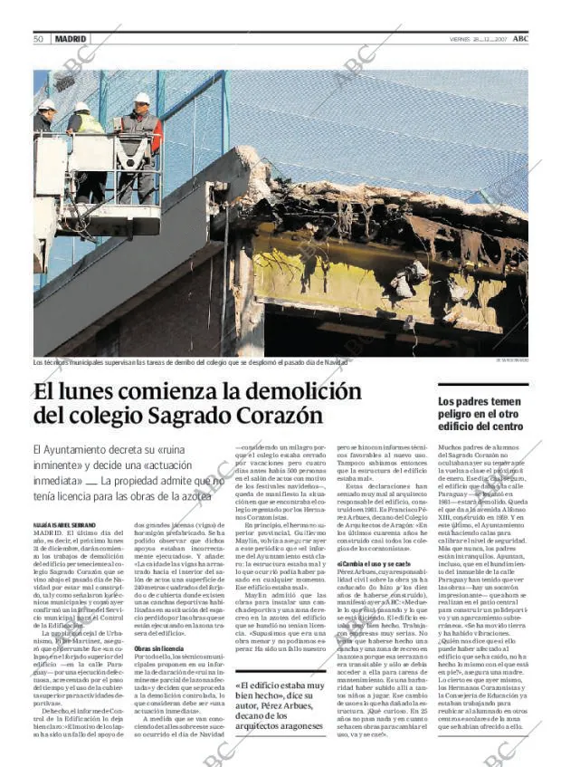 ABC MADRID 28-12-2007 página 50