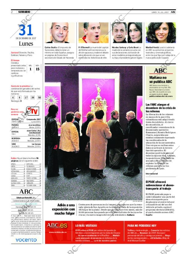ABC CORDOBA 31-12-2007 página 2