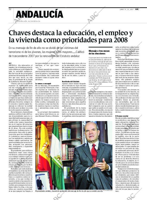ABC CORDOBA 31-12-2007 página 52