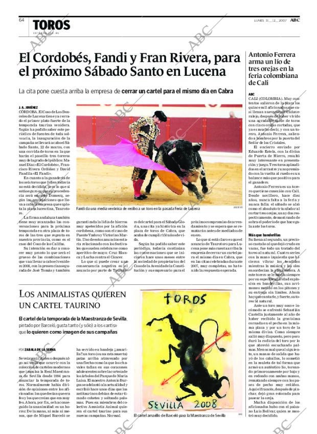 ABC CORDOBA 31-12-2007 página 64