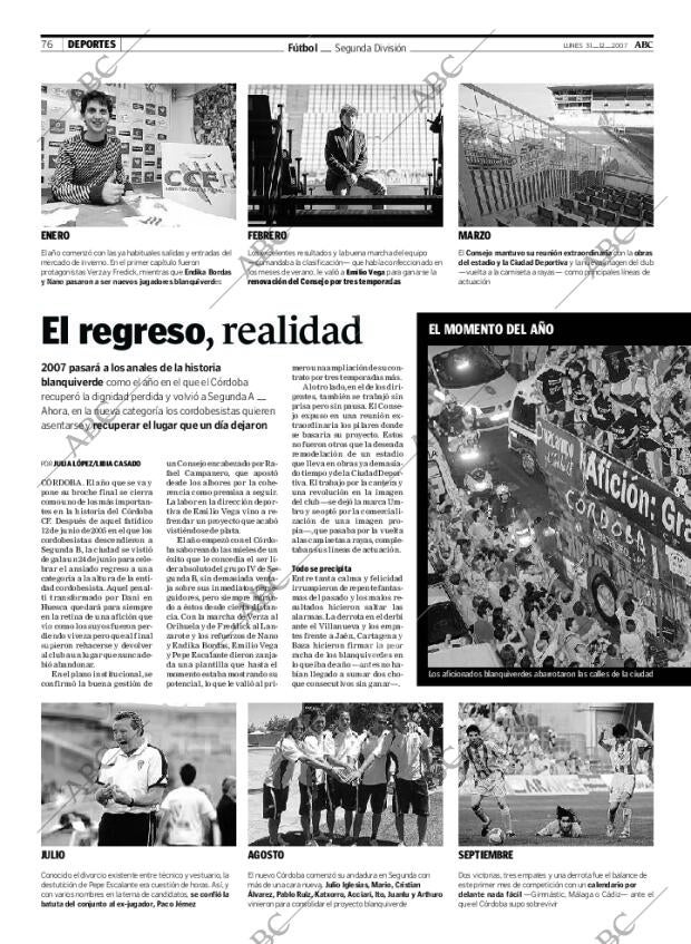 ABC CORDOBA 31-12-2007 página 76