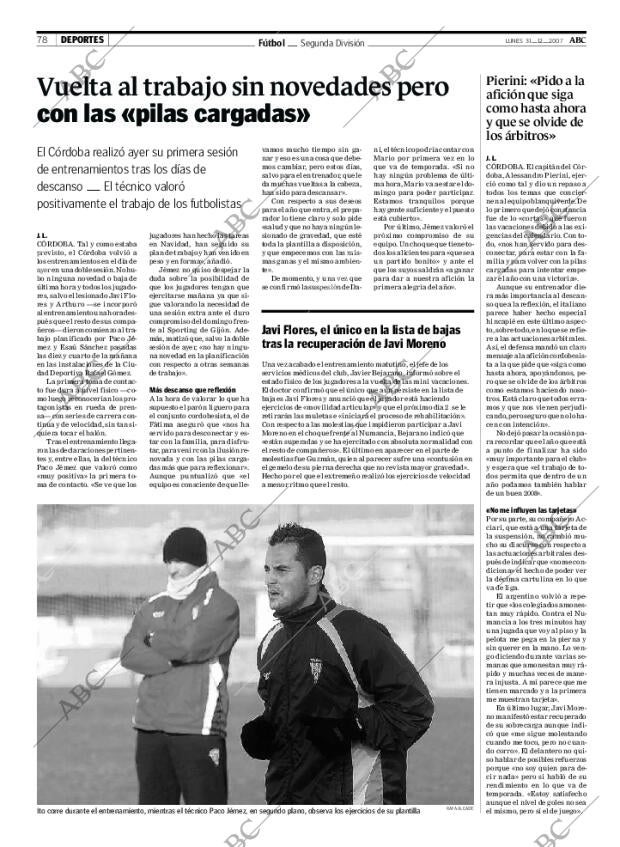 ABC CORDOBA 31-12-2007 página 78