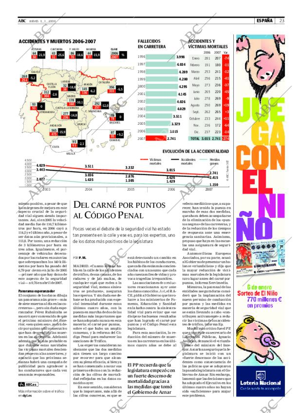 ABC MADRID 03-01-2008 página 23