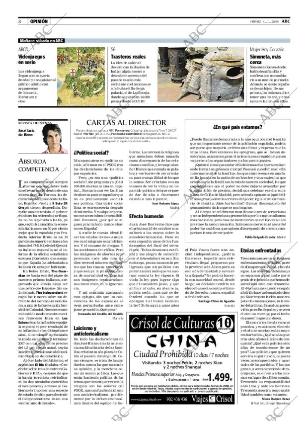ABC MADRID 04-01-2008 página 8