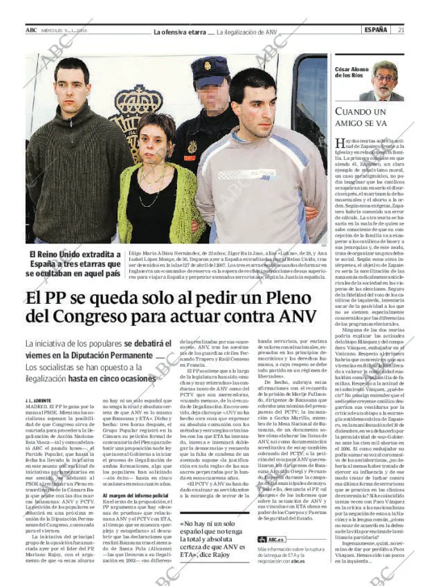 ABC MADRID 09-01-2008 página 21
