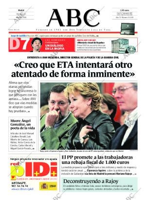 ABC MADRID 13-01-2008 página 1