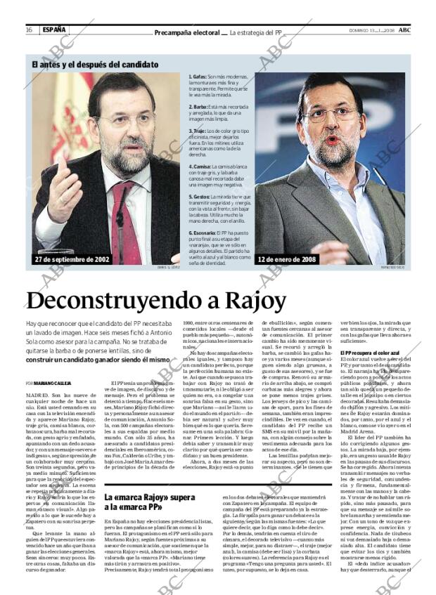 ABC MADRID 13-01-2008 página 16