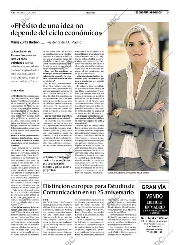 ABC MADRID 13-01-2008 página 45