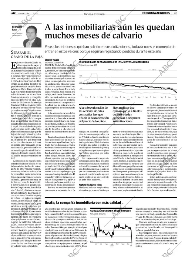 ABC MADRID 13-01-2008 página 49