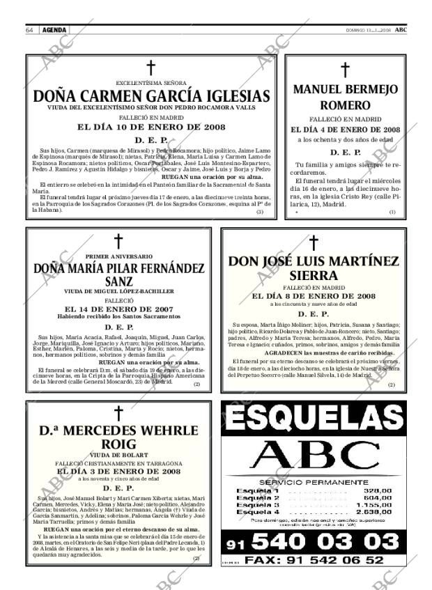 ABC MADRID 13-01-2008 página 64