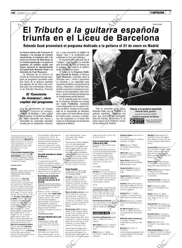 ABC MADRID 13-01-2008 página 77