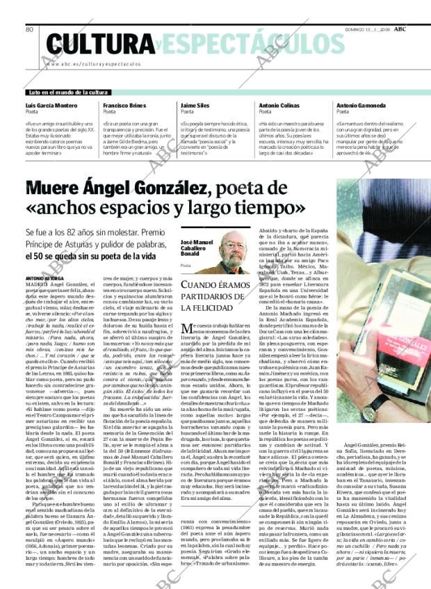 ABC MADRID 13-01-2008 página 80