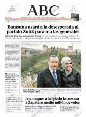 ABC MADRID 14-01-2008 página 1