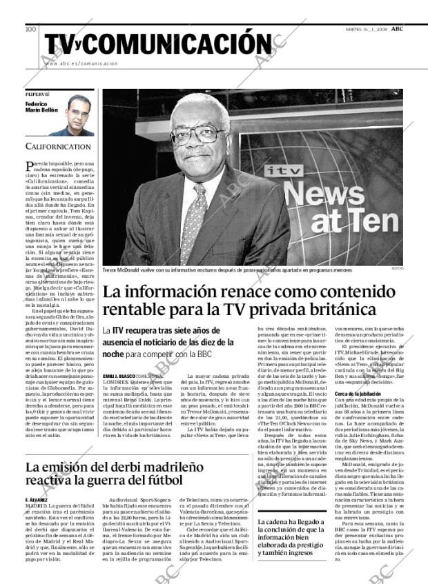 ABC MADRID 15-01-2008 página 100