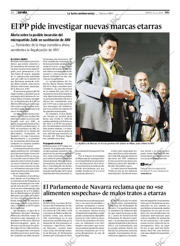 ABC MADRID 15-01-2008 página 20