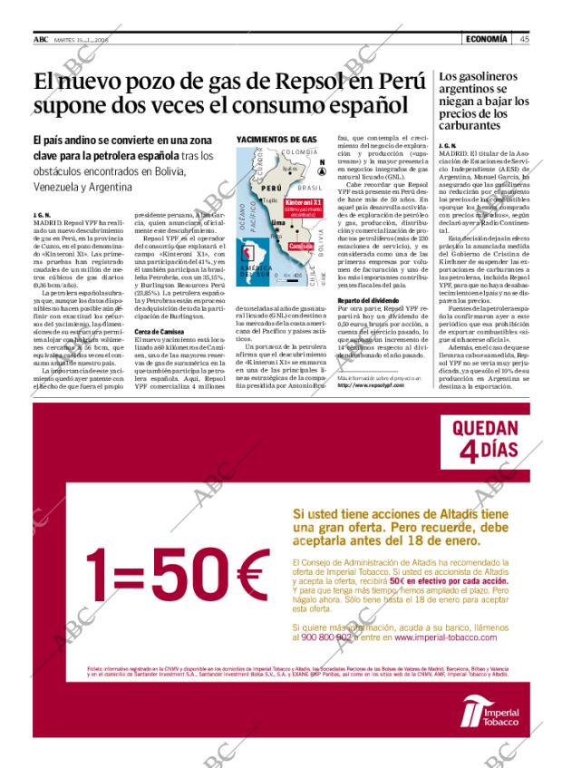 ABC MADRID 15-01-2008 página 45