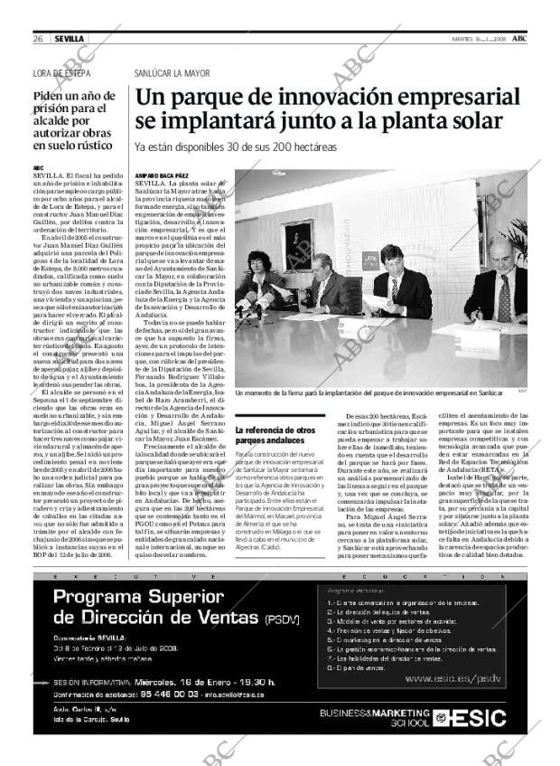 ABC SEVILLA 15-01-2008 página 26