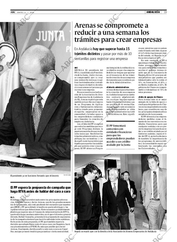 ABC SEVILLA 15-01-2008 página 39