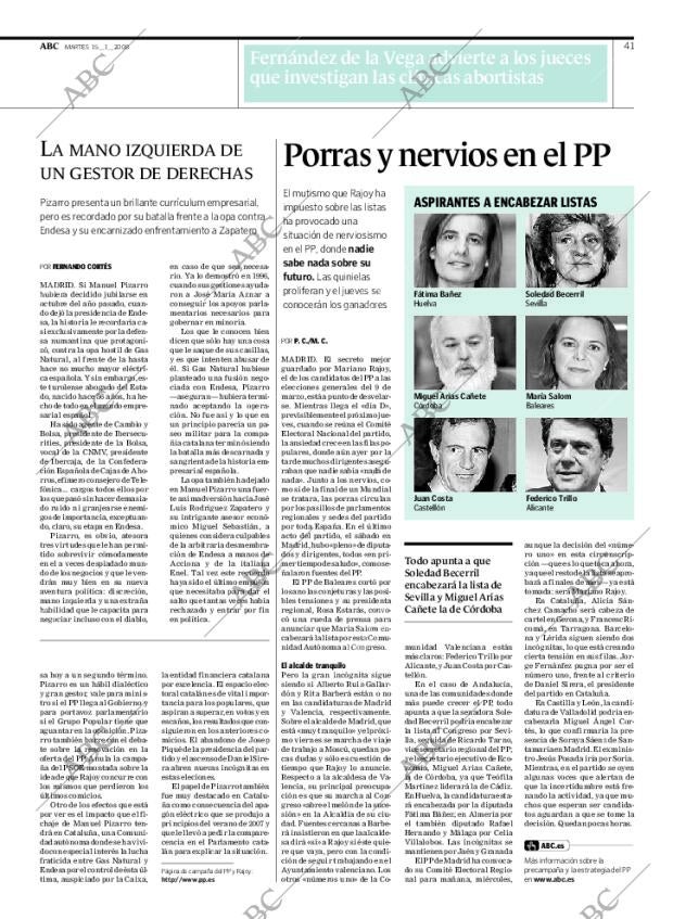 ABC SEVILLA 15-01-2008 página 41