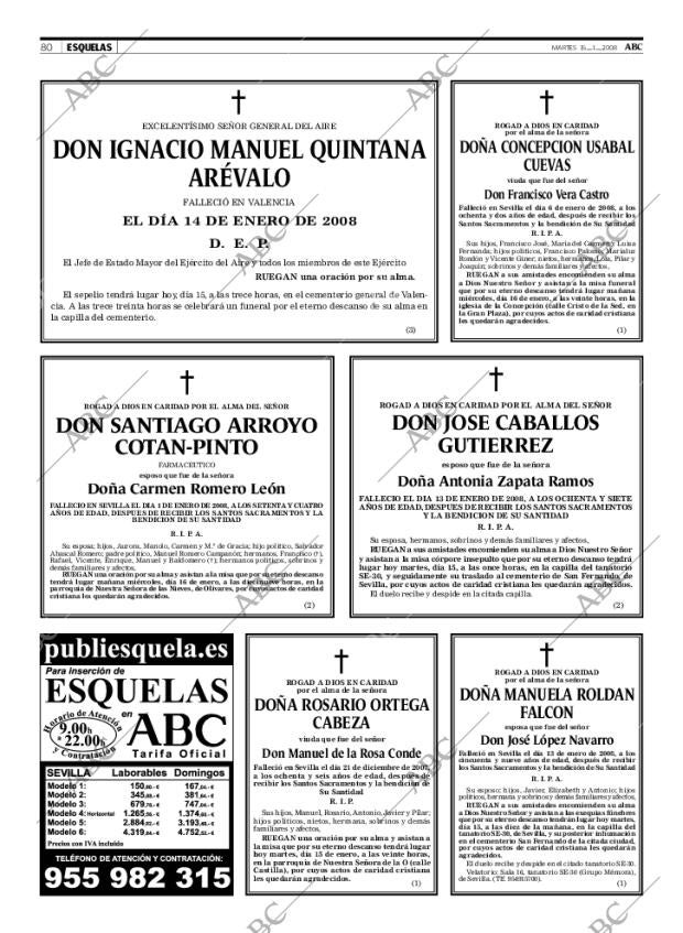 ABC SEVILLA 15-01-2008 página 80