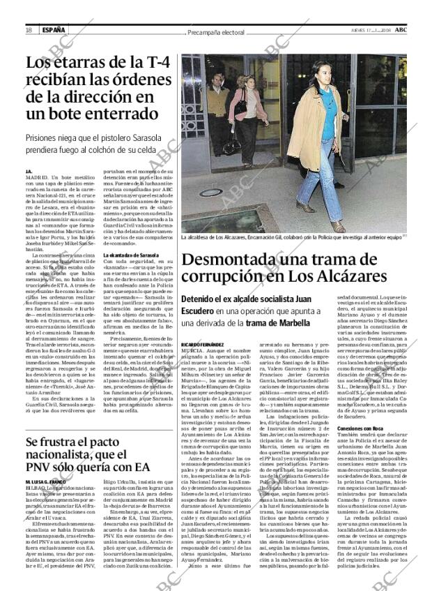 ABC MADRID 17-01-2008 página 18