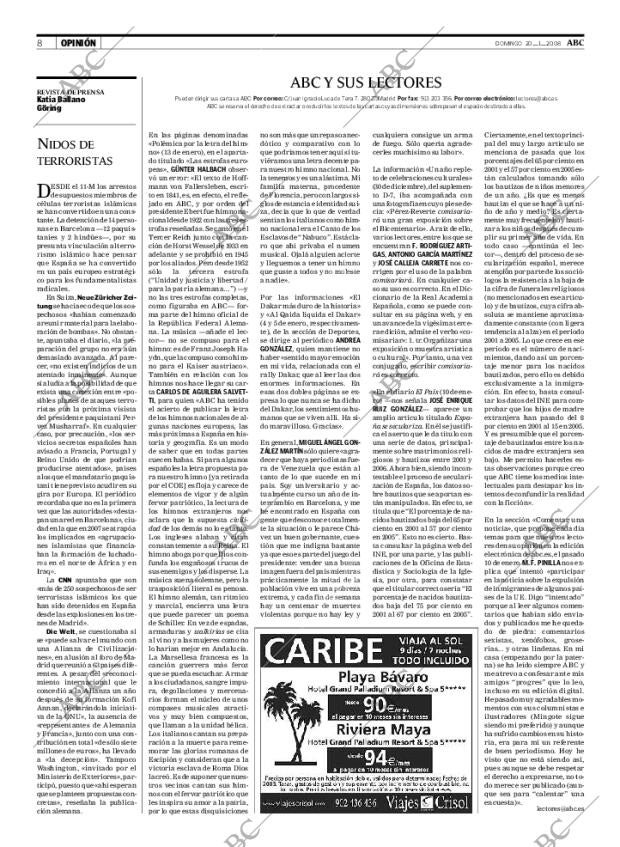 ABC MADRID 20-01-2008 página 10