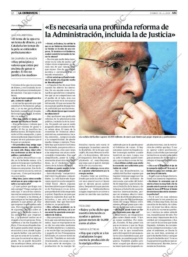 ABC MADRID 20-01-2008 página 14