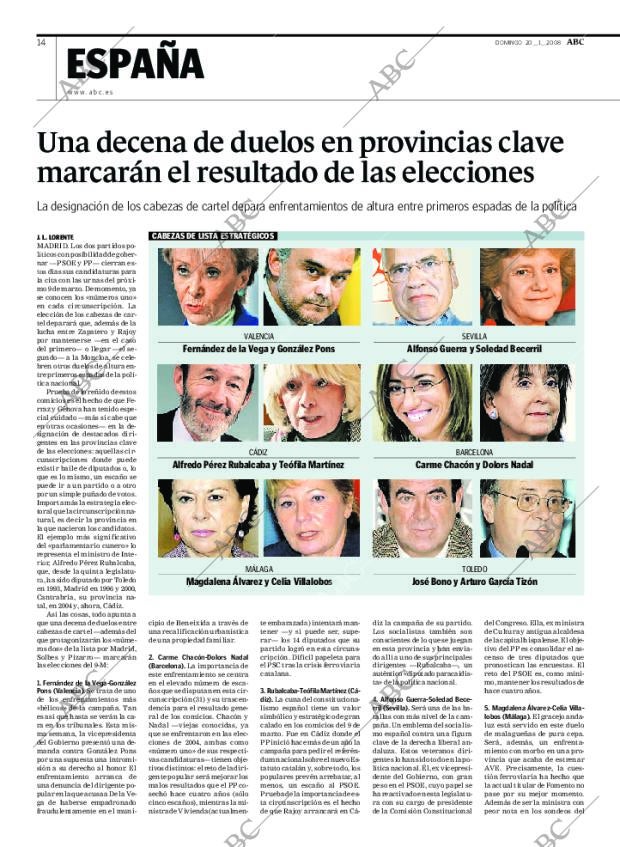 ABC MADRID 20-01-2008 página 16