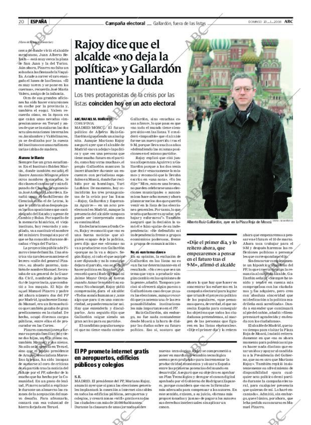 ABC MADRID 20-01-2008 página 22