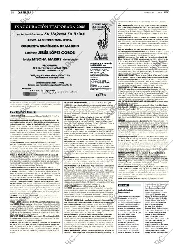 ABC MADRID 20-01-2008 página 82