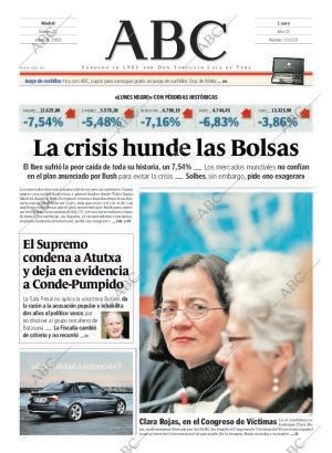 ABC MADRID 22-01-2008 página 1