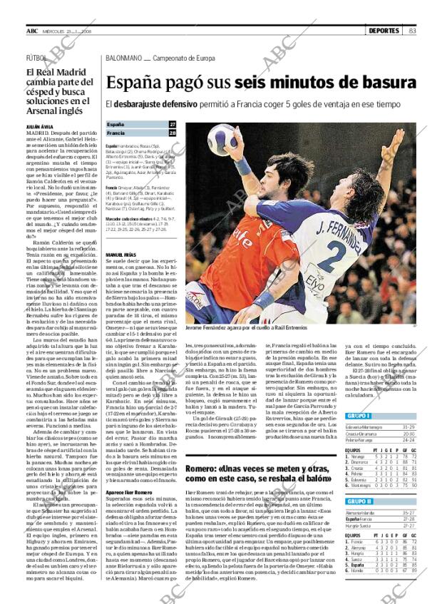 ABC MADRID 23-01-2008 página 83