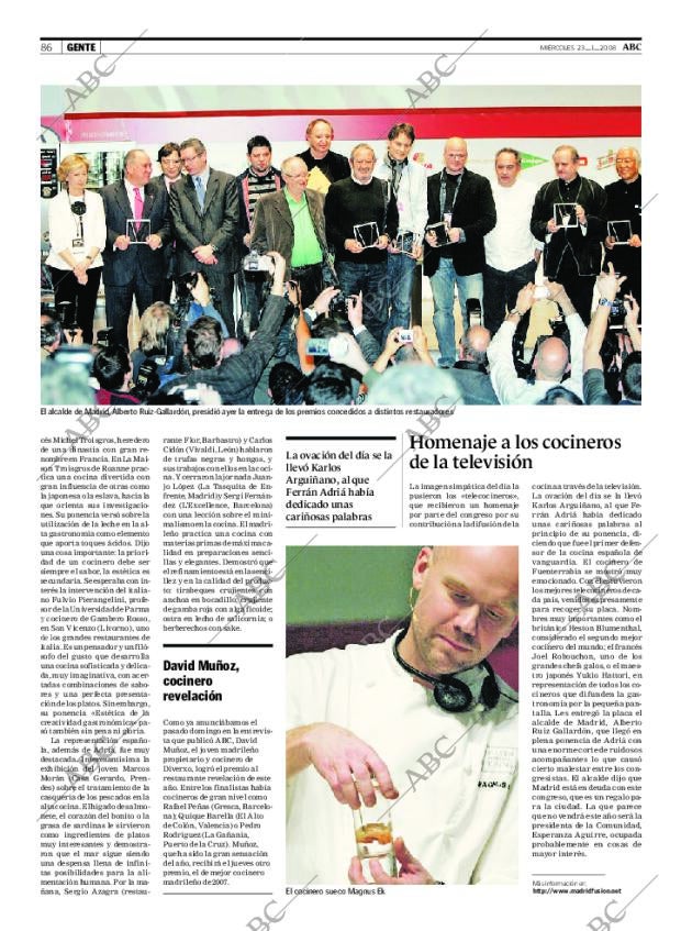 ABC MADRID 23-01-2008 página 86