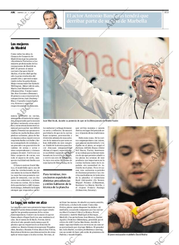 ABC MADRID 25-01-2008 página 103