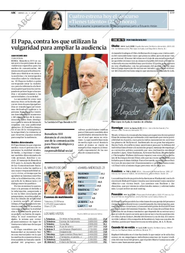 ABC MADRID 25-01-2008 página 109