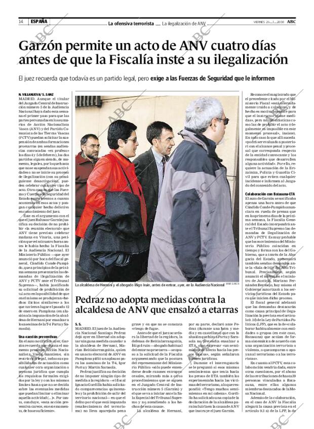 ABC MADRID 25-01-2008 página 14