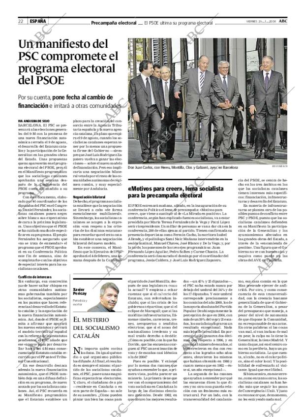 ABC MADRID 25-01-2008 página 22