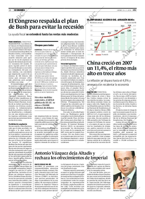 ABC MADRID 25-01-2008 página 38
